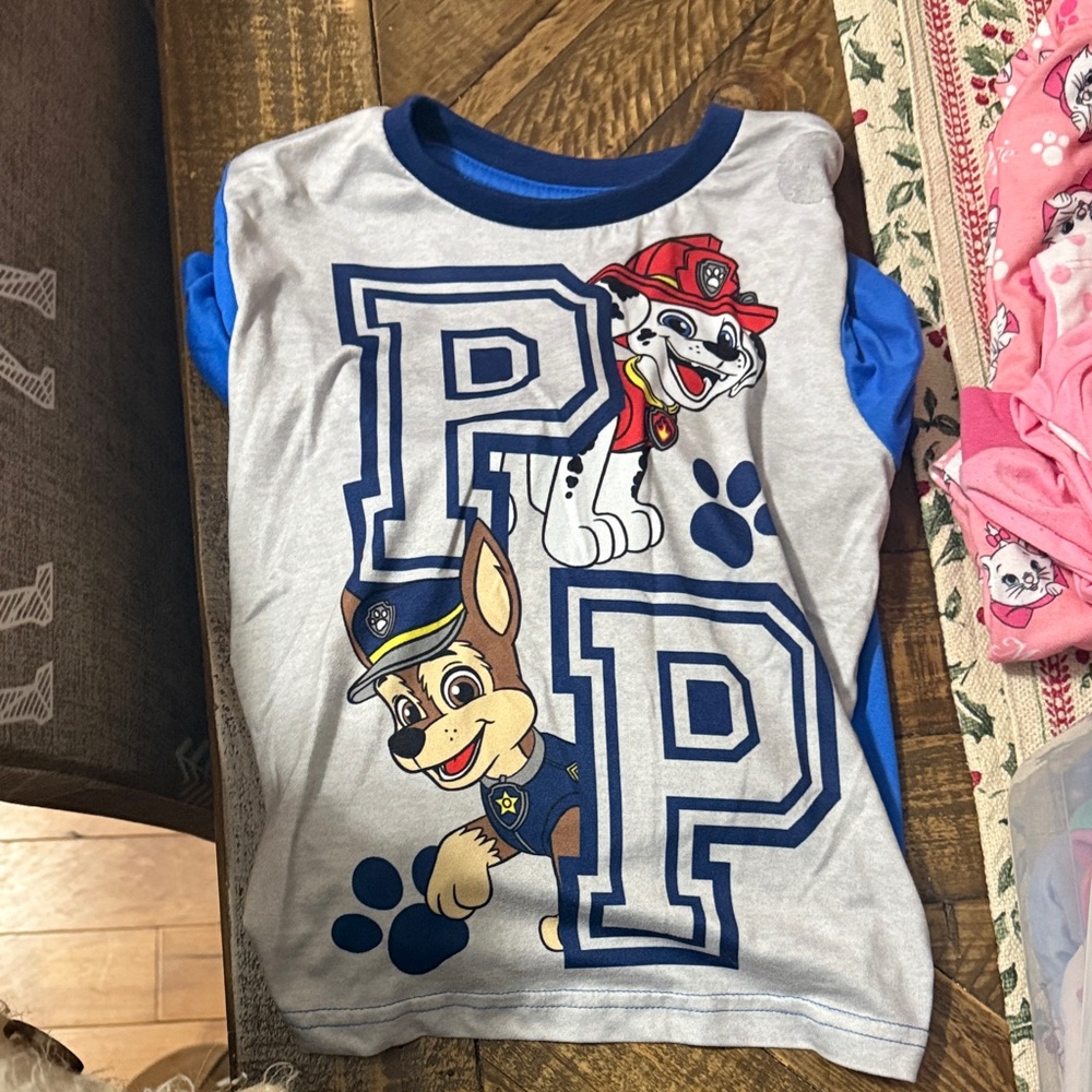 Paw Patrol Kids' Blue and Gray Tee